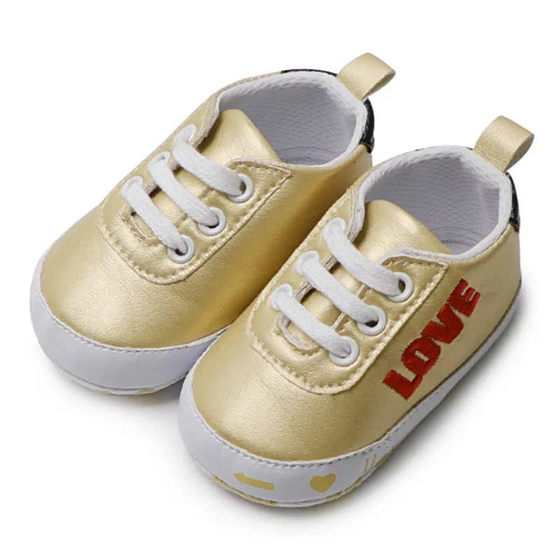Мода первые ходоки для маленьких мальчиков Обувь На Шнуровке Для детская обувь полиуретановые кожаные для детей одноцветное обувь для