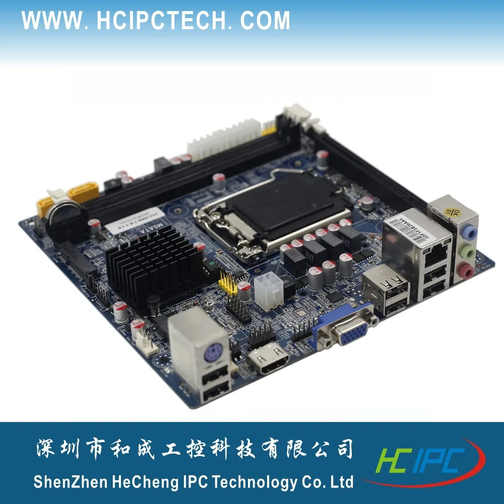 Материнская плата HCIPC 2043-3 ITX-HCM61X11F, LGA1155 H61 Mini ITX, 2 MPCIE, PCIE 16X, 2 SATA, 1COM, SPDIF, GPIO, 1LAN, 2DDR3, 8USB, VGA+ HDMI, ATX