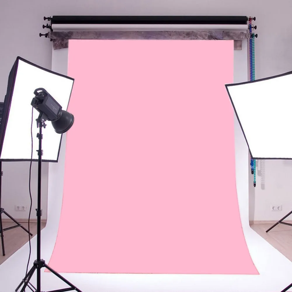 LB Thin Vinyl backgrounds Baby Pink Photography Backdrops Photo