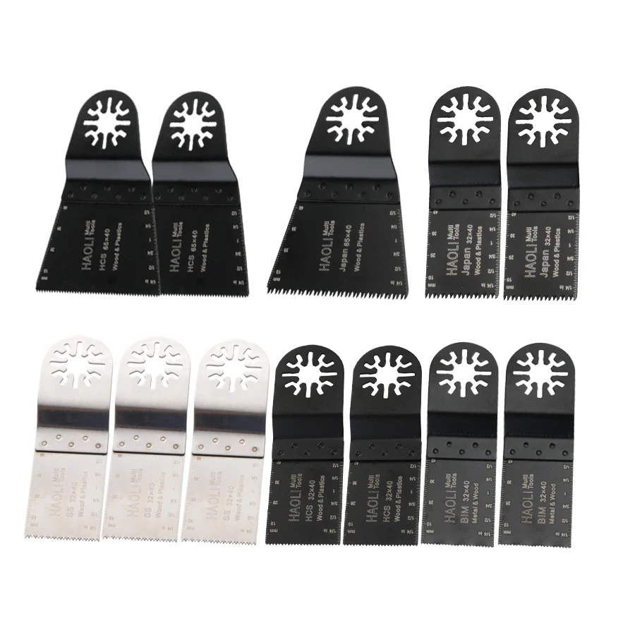 12pcs/set Oscillating multi tool Saw Blades Accessory for Fein,Dremel