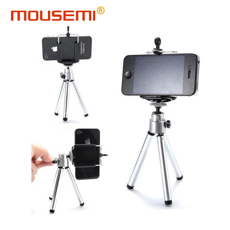 Universal 360 Degree Roating Phone Holder Camera Tripod Stand Car Phone Holder for mobile iphone