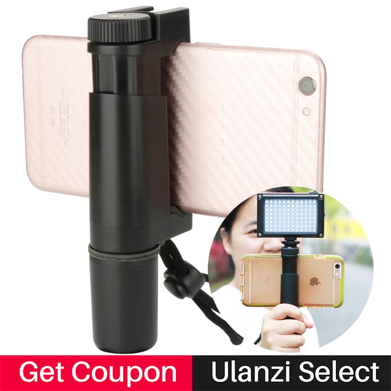Ulanzi Handheld Phone Tripod Mount Holder Video Grip with Hot Shoe 1/4 Ulanzi Handheld Phone Tripod Mount Holder Video Grip with Hot Shoe 1/4