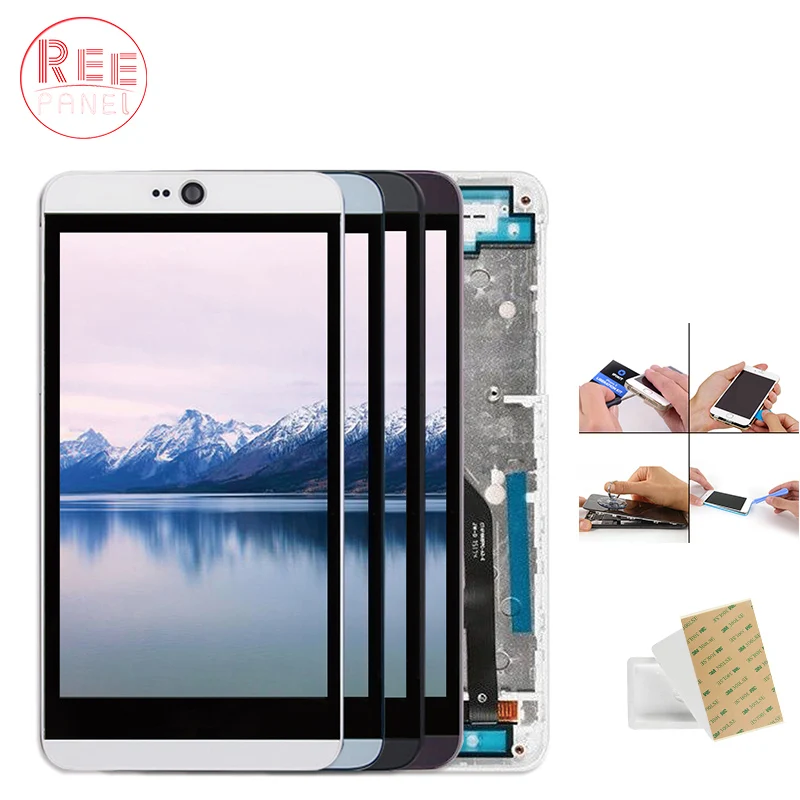 

Display For HTC Desire 826 LCD Touch Screen with Frame for HTC 826W 826 LCD Digitizer Replacement Parts For HTC 826 LCD Display