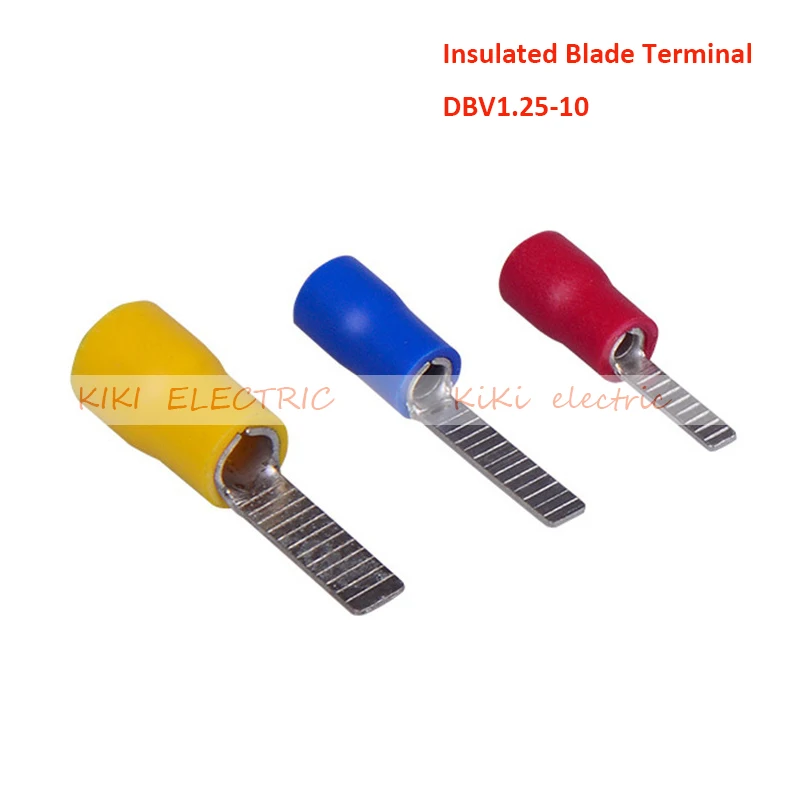 DBV1.25 10 Insulated Blade Terminal / cold terminal for 0.5 1.5mm2