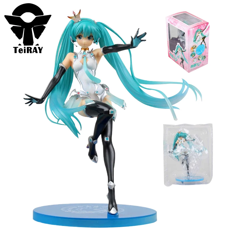 Vocaloid 2 Hatsune Miku Racing Miku Figuine 22cm Japan Anime Bandai 