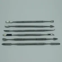 6 ШТ. Комплект Ювелирных Изделий Гравировка Нож Помят Ручка Из Нержавеющей Стали Резьба Воск Нож для Украшения