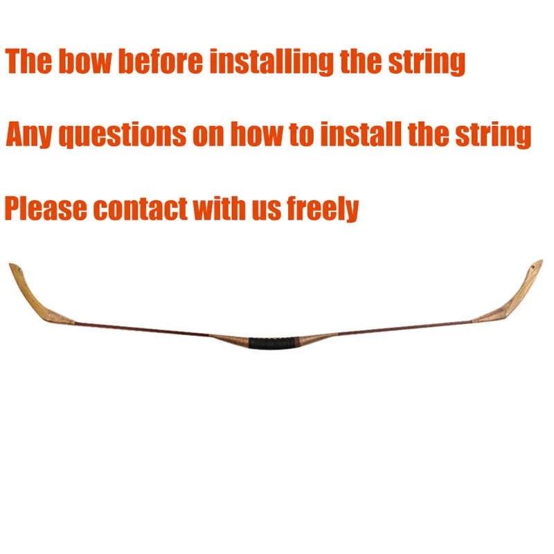 Arco do Cavalo Tiro ao Alvo Longbow para Esportes ao ar Toparchery Caça Arcos Tradicional Livre 30-55lbs 7 Cheap Arco e flecha