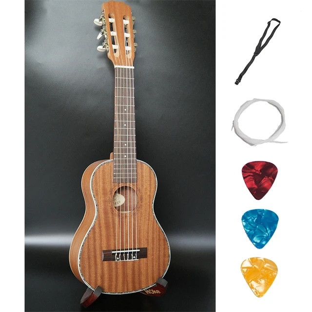 Acoustic Guitalele Ukulele 28 Inch Hawaiian Shaliber
