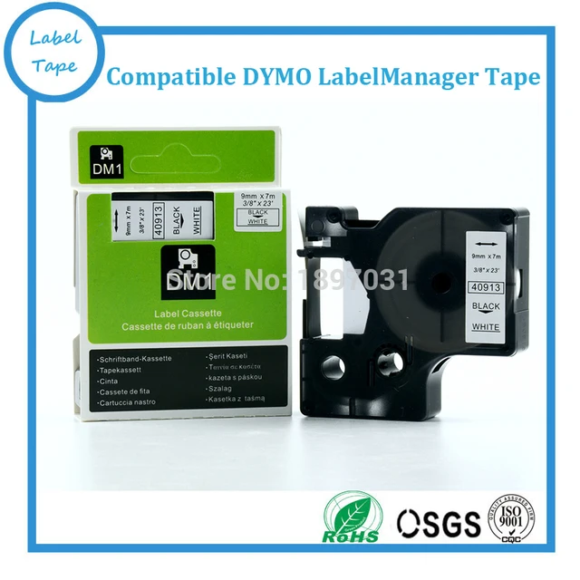 Best Offers Free shipping 3 pcs 9mm 40913 dymo tape label printer compatible DYMO d1 label tapes D1 label cassette 40913 Best Offers Free shipping 3 pcs 9mm 40913 dymo tape label printer compatible DYMO d1 label tapes D1 label cassette 40913