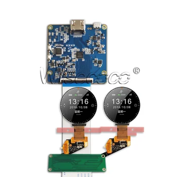 

1.39 Inch Round OLED Display Screen Wide Viewing Angle 24 Pins MIPI to HDMI USB For Smart Watch Wearable Devices For Robot eye