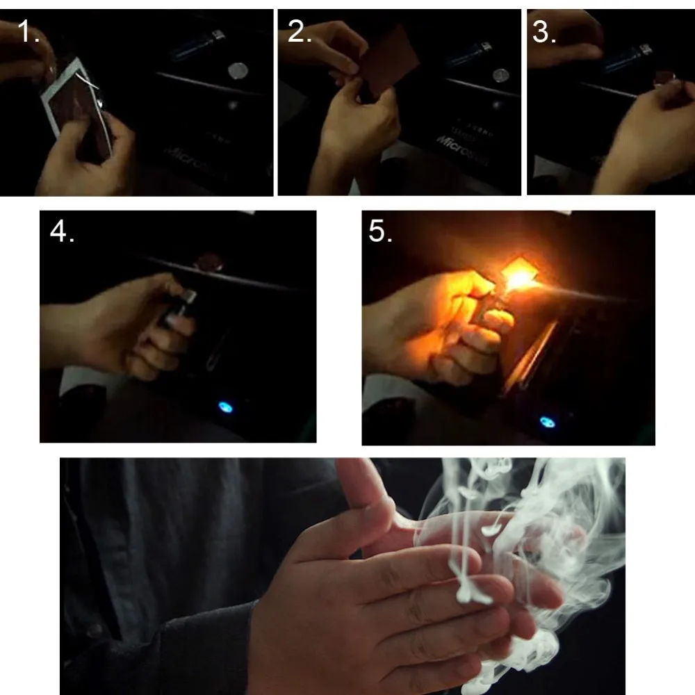 Аксессуары для фотоэффектов, Mystic Finger Smoke Prop, Trick Finger's Smoke Fantasy Magician Trick аксессуары