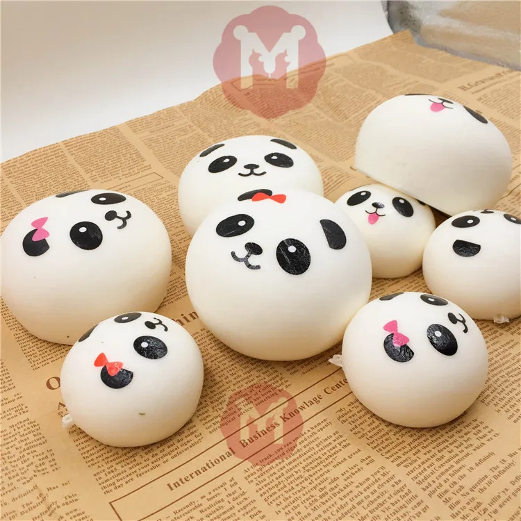 4 см 7 см 10 см kawaii мягкий ароматизированный мягкий jumbo panda медленно поднимающийся сжимающий булочка игрушка телефон Шарм мягкий хлеб