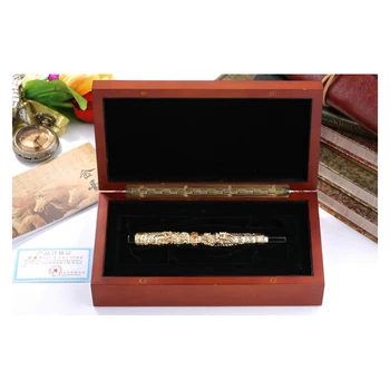 

Jinhao Chinese Ancient Two Dragon Playing Pearl M Nib Fountain Pen with Original Box Free Shipping