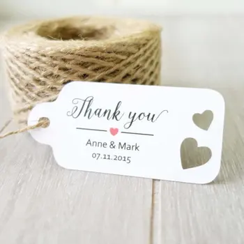 

personalized Engagement wedding thank you Gift Tags welcome Guest favors Labels birthday booking Cards