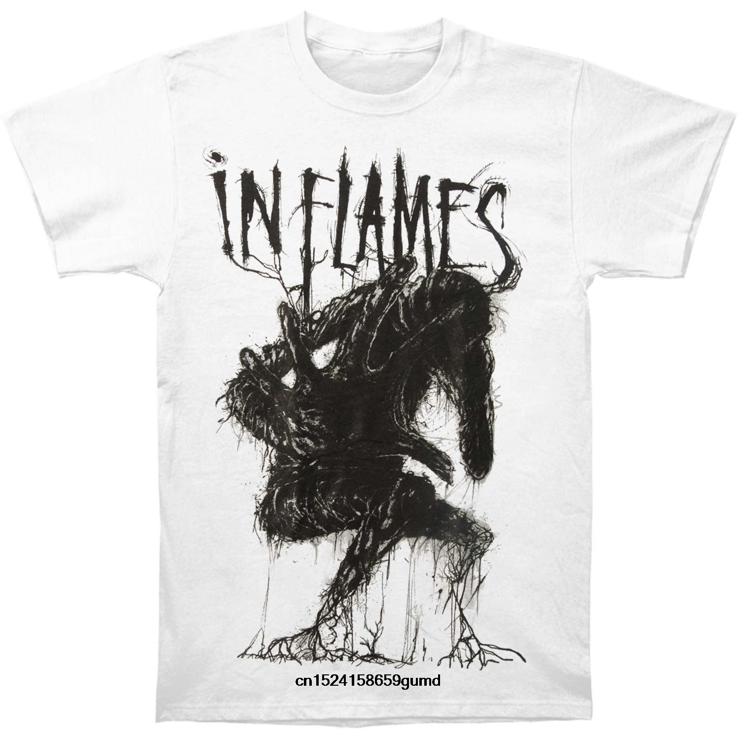

Funny Men t shirt Women novelty tshirt In Flames Creature T-Shirt
