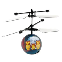 HOT SALE Infrared Induction font b Drone b font Flying Flash LED Lighting Ball Helicopter Child