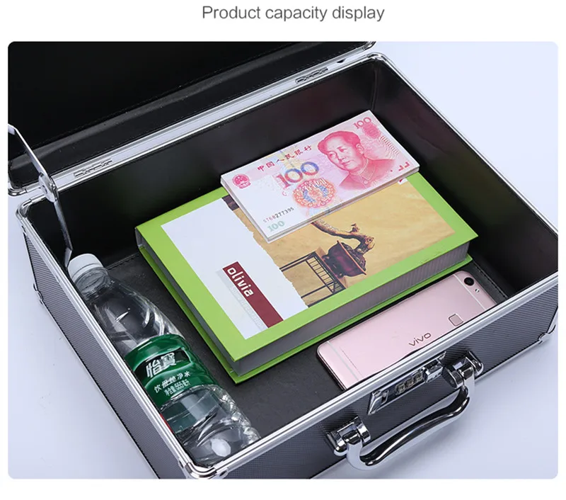 Алюминиевый Чехол для инструментов Дорожная сумка из АБС-пластика чемодан toolbox File box ударопрочный защитное оборудование камера с
