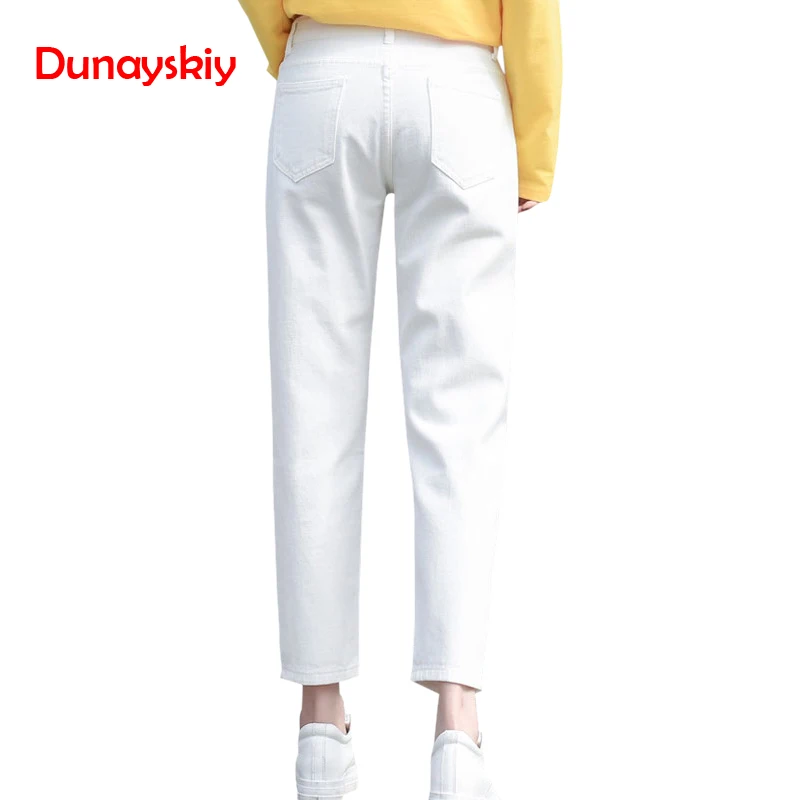 Dunayskiy Jeans Mujer Plus Size High Waist Denim Jeans Woman Loose Boyfriend Washed Jeans Pants Trousers Korean Style Clothes Dunayskiy Jeans Mujer Plus Size High Waist Denim Jeans Woman Loose Boyfriend Washed Jeans Pants Trousers Korean Style Clothes