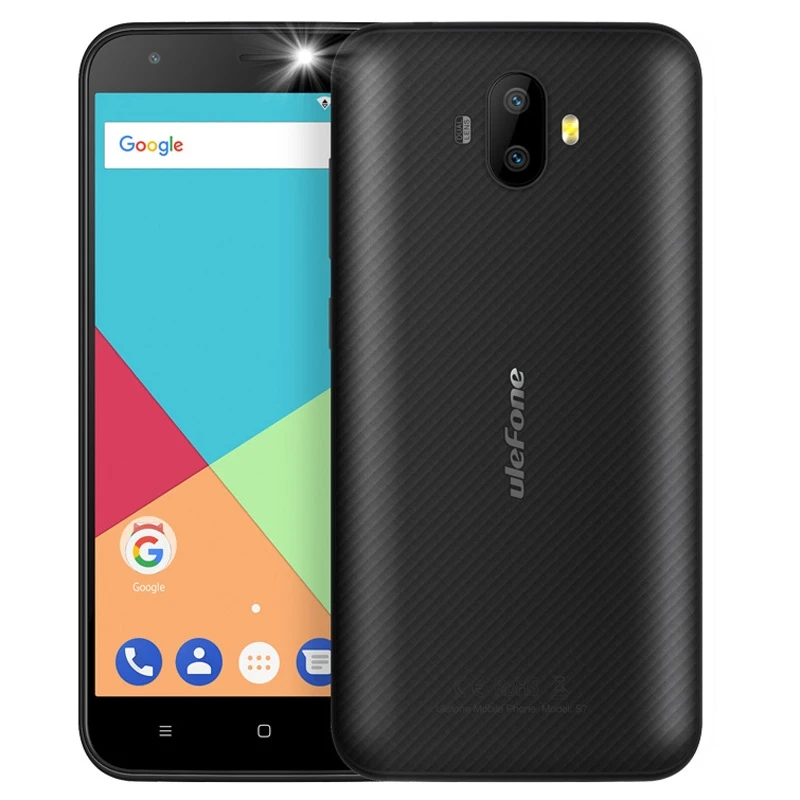 Original Ulefone S7 Dual Rear Cameras Mobile Phone Android 7 0 MTK6580A Quad Core 5 0