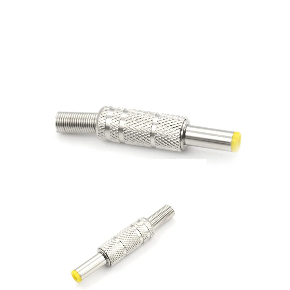 

1Pc DC Power Male Plug Jack Adapter Connector Plug 12V Metal 5.5*2.5mm