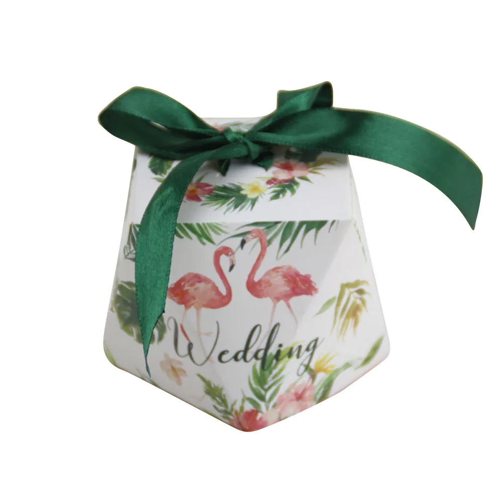 10 шт./компл. восьмиугольная изысканный свадебной подарочной коробке цветочным узором Европейский Стиль инновационные Коробки конфет 5