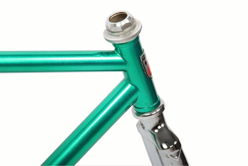 Top Fixed Gear Bike frame Chrome molybdenum steel restoring ancient Gold plating  bike frame 700C bike  54cm  56cm bicycle frame 8