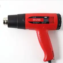 SSD-E2000 цифровой дисплей термостат пистолет горячего воздуха, Быстрый тепловой промышленный пистолет горячего воздуха, ручной сварочный пистолет горячего воздуха