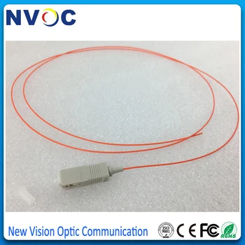 

50Pcs/Lot,1.5Meter 0.9mm PVC Jacket MM 62.5/125 SC UPC Fiber Optic Pigtail,SC/UPC Multi Mode Simplex Fiber Pigtail/Jumpler Cable