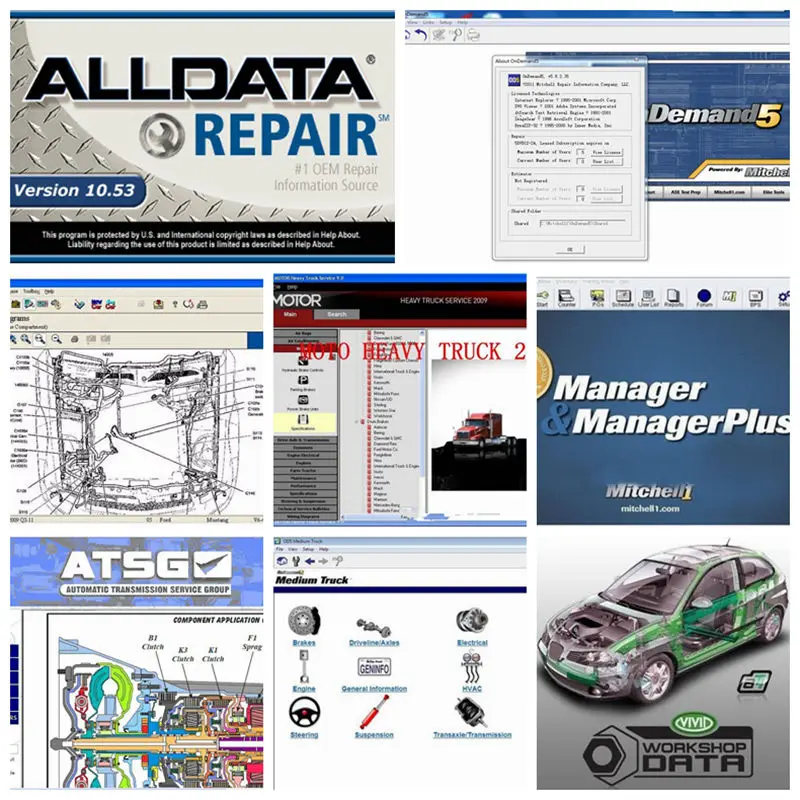 2019 Newest Alldata Mitchell Auto Repair Software Alldata