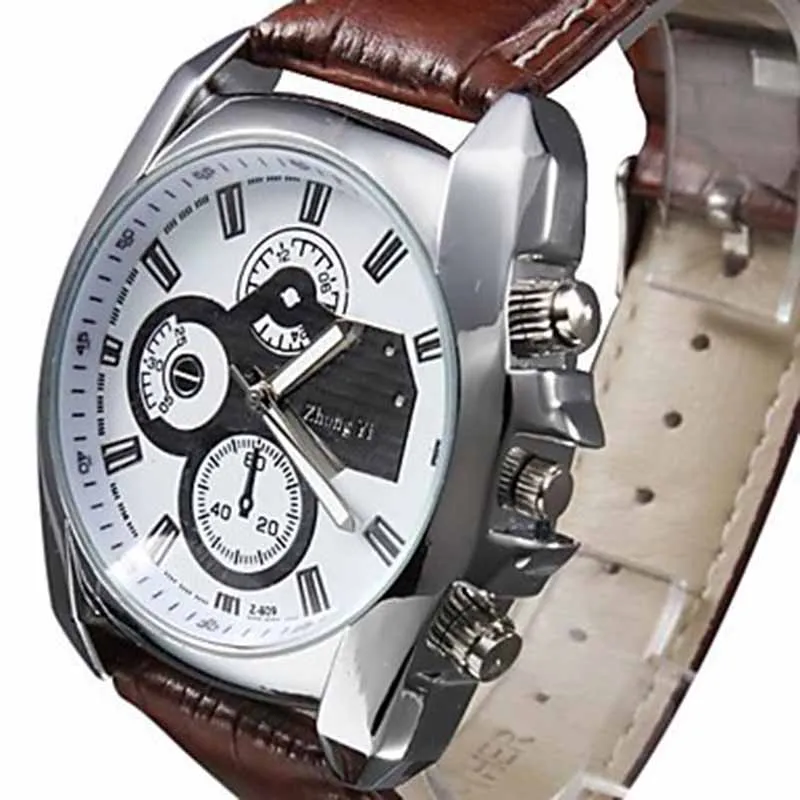 

Round Men's Quartz Watch Fashion Watch Quartz Wristwatches