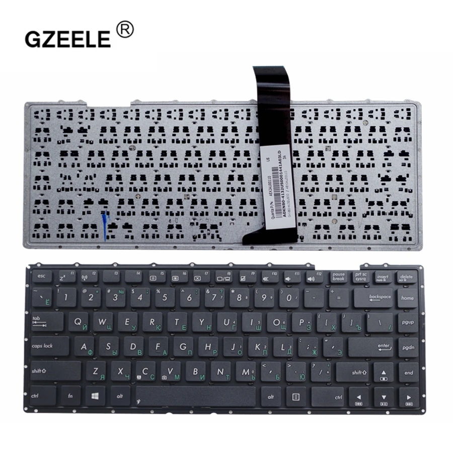Русская клавиатура для ноутбука ASUS A450 A450C A450V A450Ld X450V X450C X450L X402 X402C X402CA RU |