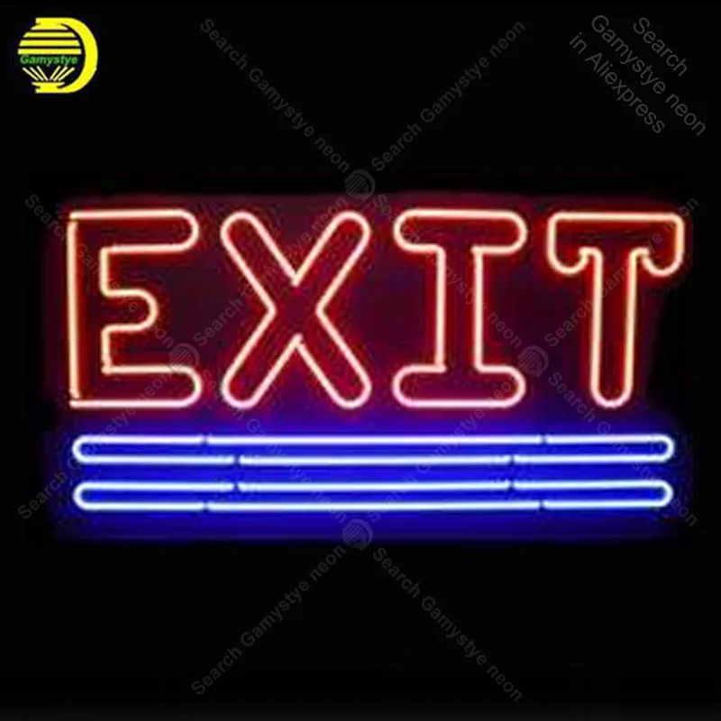 Neon Sign for Exit Bulbs point Acade decor Love Display Beer Express shop Light up wall Signs Room Letrero | Лампы и освещение