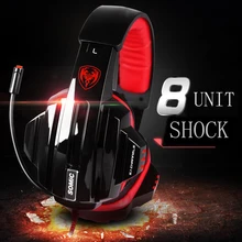 Somic E95 Professional 7.1 Vibration USB Gaming Headset Over-Ear Headband Headphone with Mic Volume Control Noise Cancelling