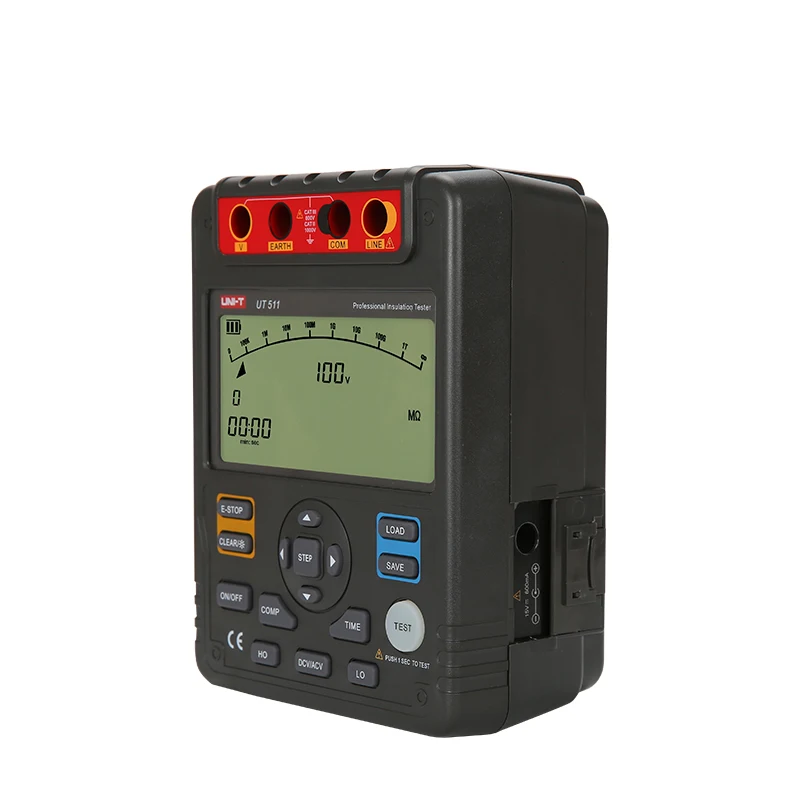 

UNI-T UT511 1000V 10G Ohm Insulation Resistance Tester Meter Megohmmeter Megger Voltmeter Continuity Tester Data Storage