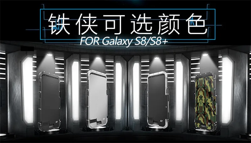Роскошный металлический чехол R-Just для samsung Galaxy S10 S9 S8 Plus S7 S6 Edge, Жесткий Чехол, противоударный флип-чехол для телефона, Аксессуары для мобильных телефонов