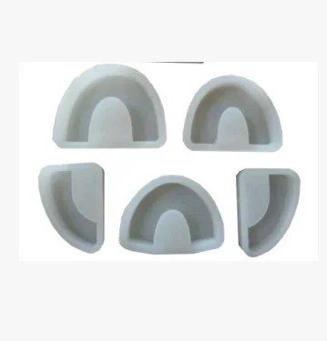 

5Pcs Dental silicone Model Base Moulds with Tongue,Dental Lab material