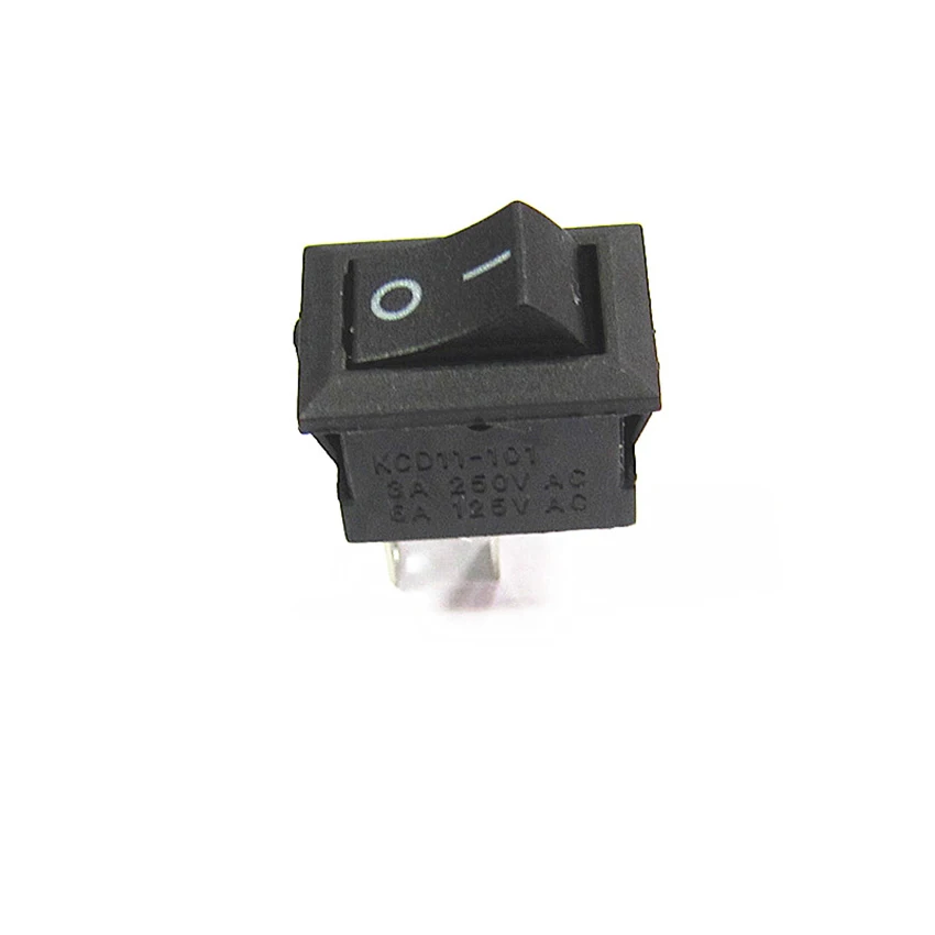5 шт./компл. нежный кулисный переключатель 10*15 мм AC 3A/250V 6A/125V 2 Pin красные черные ON/OFF
