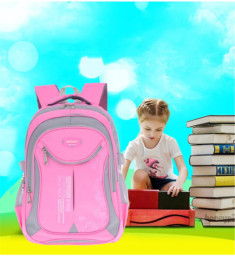 Новые детские школьные сумки для девочек и мальчиков, высококачественный Детский рюкзак для начальной школы, рюкзаки Mochila Infantil на молнии