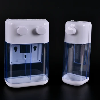 

500ml/1000ml Transparent Wall Mount Soap Dispenser Manual Pressure Bathroom Shower Lotion Shampoo Liquid Sanitizer Supplies