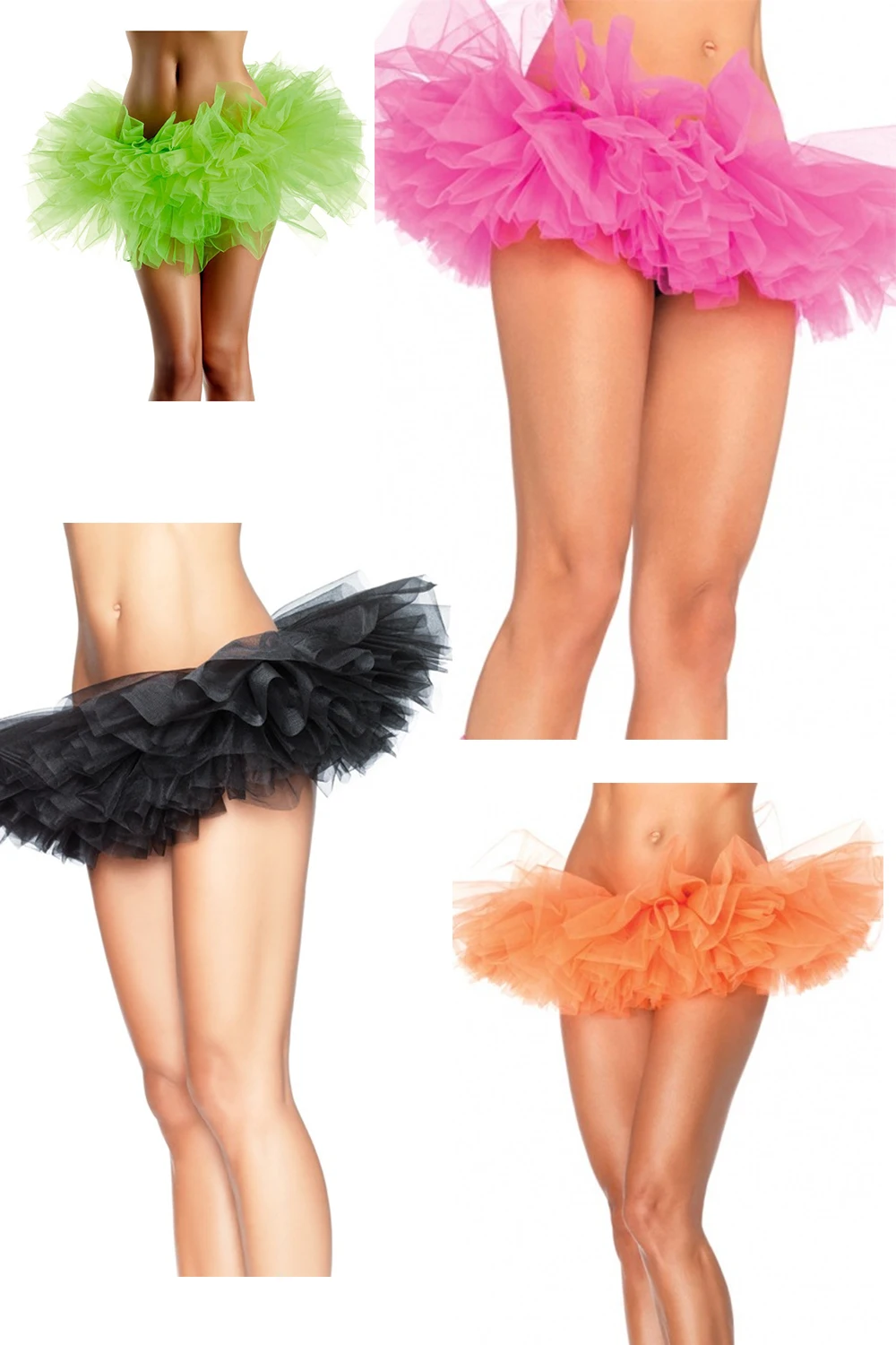 9 layers sexy women ballerina tutu skirt dress petticoat dance rave neon party halloween decorations costumes