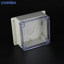 160*160*90 мм прозрачная крышка бежевый пластик водонепроницаемый diy Распределительная коробка для PCB электрические