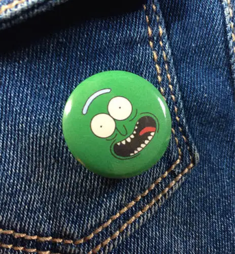 OHCOMICS 2 шт. Rick and Mori Pickle эмаль 5 8 см значки с круглой гайкой футболка изображением