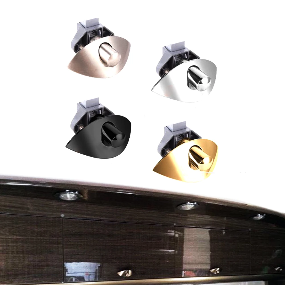 

JEAZEA 1PC Half-moon Keyless Push Lock Latch Catch Wardrobe Drawer Furniture Cupboard Cabinet Ambry Boat Motorhome Caravan Lock
