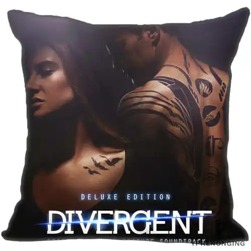 Best Custom Divergent-Чикаго(1) Наволочка на подушку, спальня Home Square Наволочка на молнии(одна сторона)#190404-01-109 - Цвет: Pillowcase