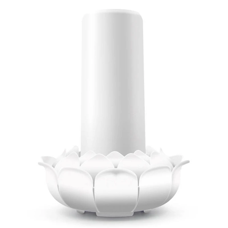 

Usb Rechargeable/Battery Powered 102 Leds Flame Night Light Flickering Flame Effect Decorative Lamp With Lotus Base