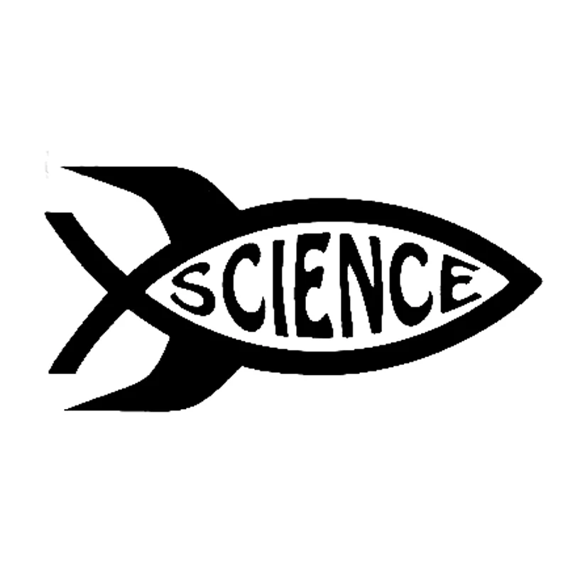 

11.8cm*5.9cm Science Fish Fashion Car Styling Stickers Decals Vinyl S4-0413
