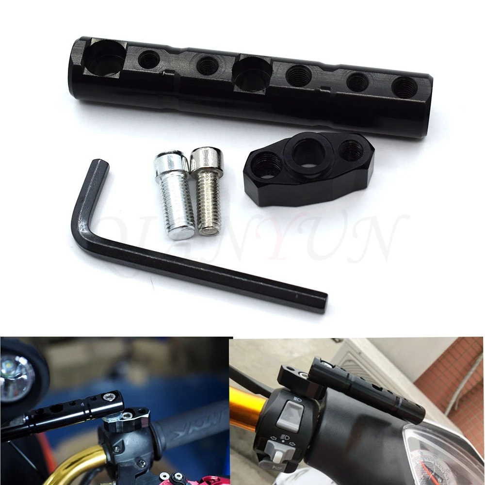 

Universal motorcycle multi-function bracket extension rail for BMW F800GS F800R F800GT F800ST F800S F700GS F650GS