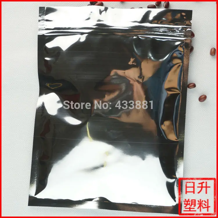 

100pieces/lot, 9*14cm Aluminium foil ziplock bag reclosable Silver aluminized mylar foil plastic pouches Zipper grip self-sealed