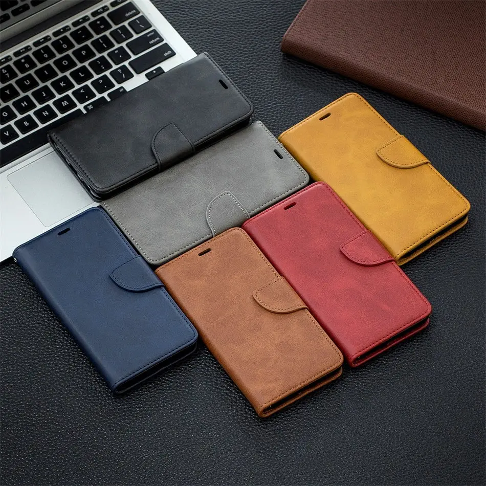 Business Leather Flip Case For Nokia 7/6/6.1/5/5.1/3/2.2 Magnetic Leather Wallet Phone Cases For 2.1/2.2/3.1/3.2/4.2 Cover coque