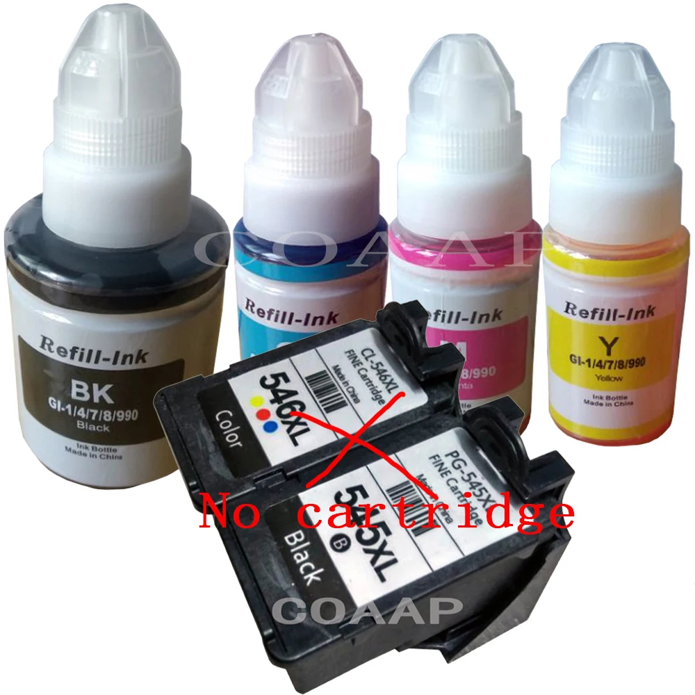 

Compatible ink for CANON PG 545 CL 546 XL for Pixma MG2400 MG2450 MG2500 MG2550 MG2580 MG2950 Printer